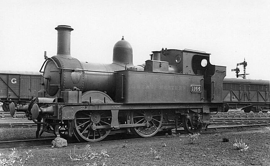 GWR 517 class 1164 at Oswestry, 7 June 1936