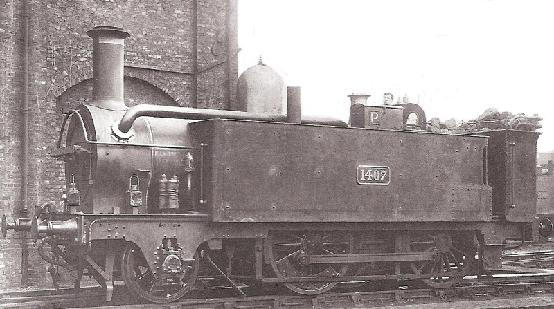 GWR small Metro tank 1492, c 1900