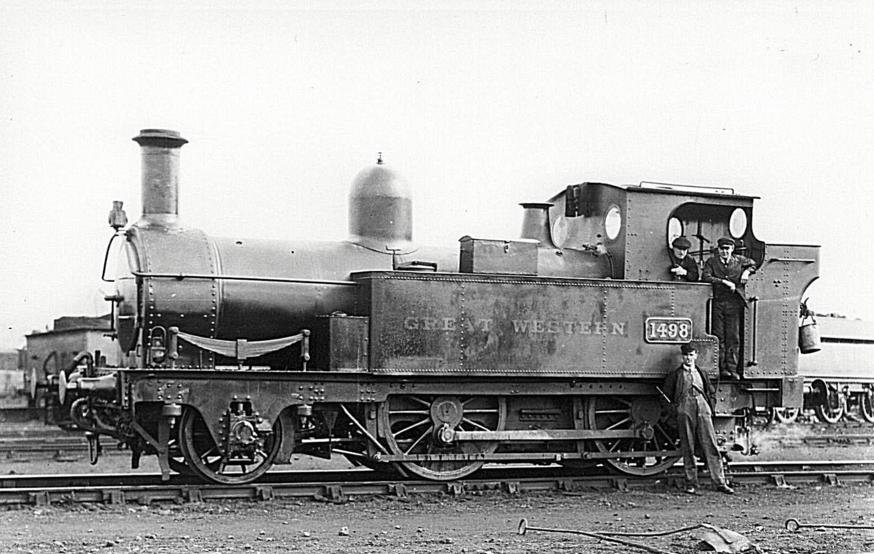 GWR small Metro tank 1498 at Oxford, 9 April 1927