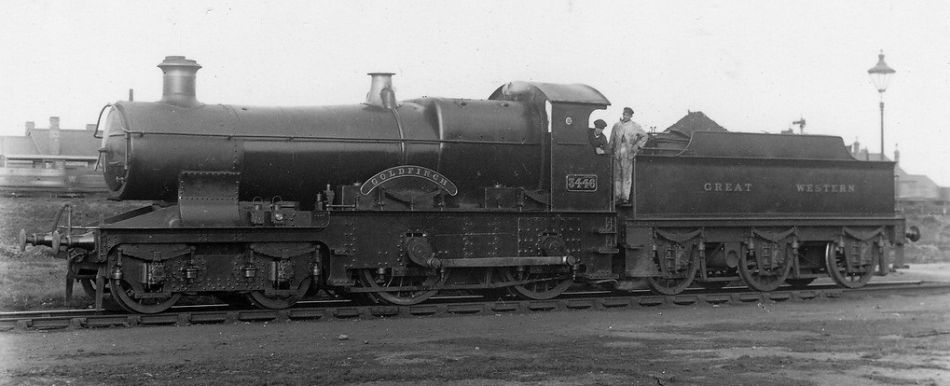 GWR Bulldog 3446 'Goldfinch' at Reading in 1926