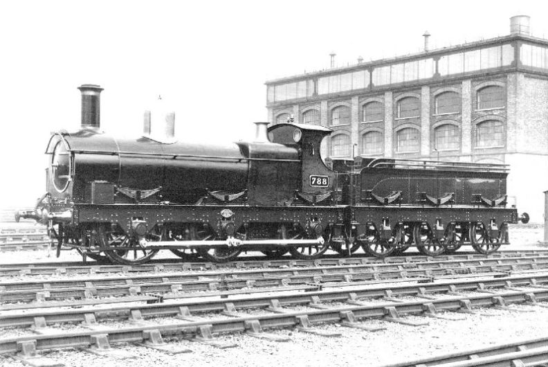 GWR Armstrong Goods 788 at Swindon, 1902