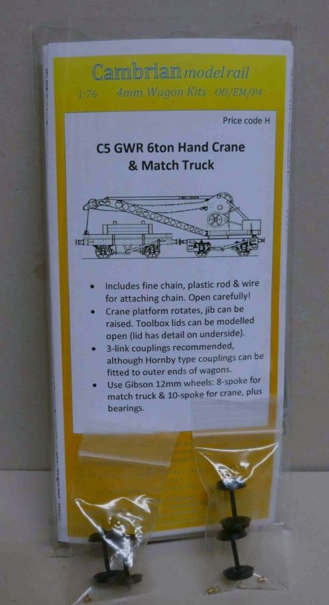 Cambrian GWR 6-ton crane and match truck