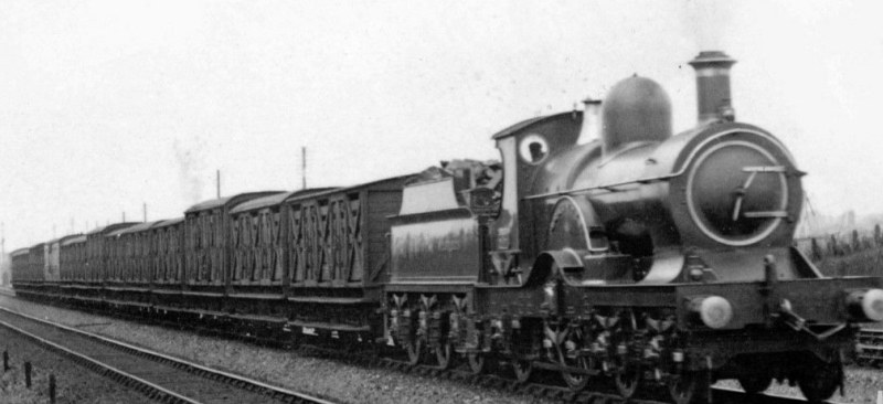 Dean Single 3034 Behemoth with an up express milk train, 9 September 1908