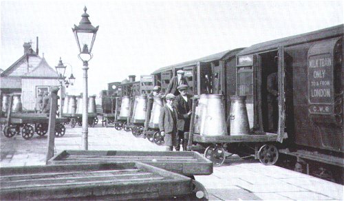 milk train at Stratton station