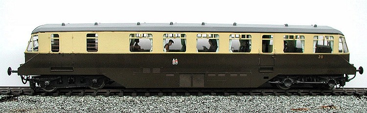 GWR 7mm Railcar, from a Cavalier kit