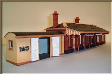 7mm GWR station building, based on Chalford