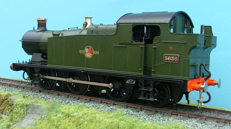 BR(W) 5636 0-6-2T, built by Fred Lewis from a JLTRT kit