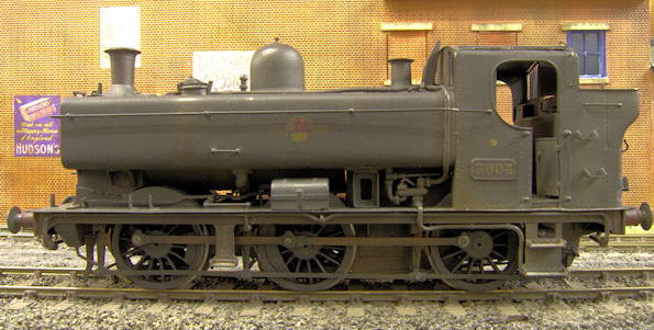 Pannier tank 3603, built by Fred Lewis from a Scorpio kit