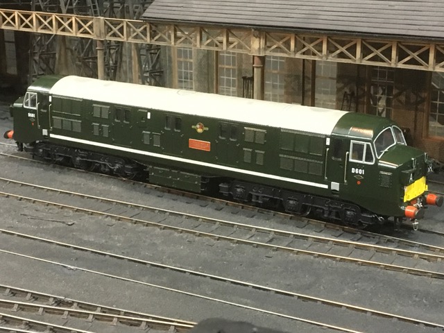 BR class 41 Warship on Warley 82G shed layout