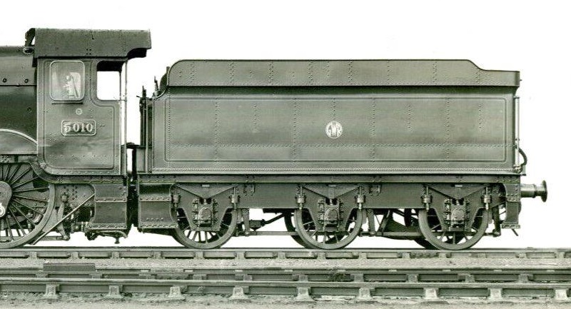 Tender of GWR Castle 5010