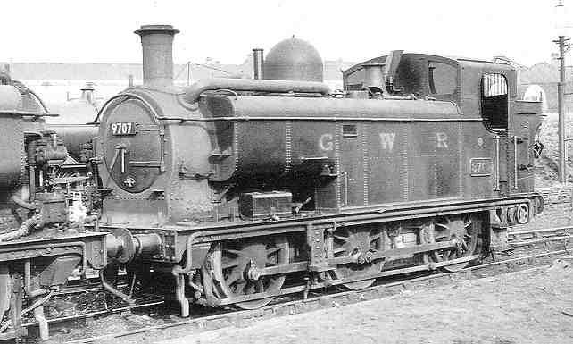 GWR 9707 at Old Oak Common