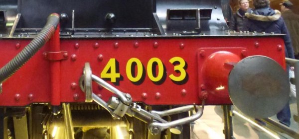 GWR later style buffer beam numerals