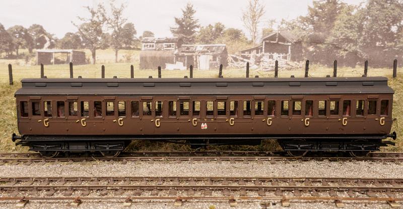 GWR clerestory in brown livery