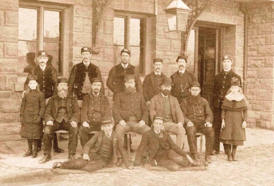 Station staff at Dulverton