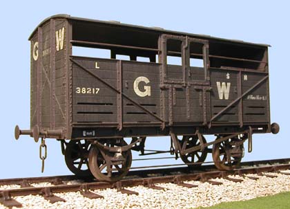 Slater's Cattle Wagon, GWR diagrams W1/W5
