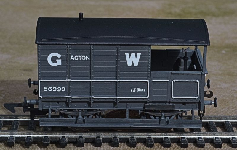 GWR AA7 brake van in 4mm scale, by Tony Richards