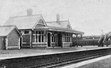Wenvoe station on the Cadoxton-Trehafod line