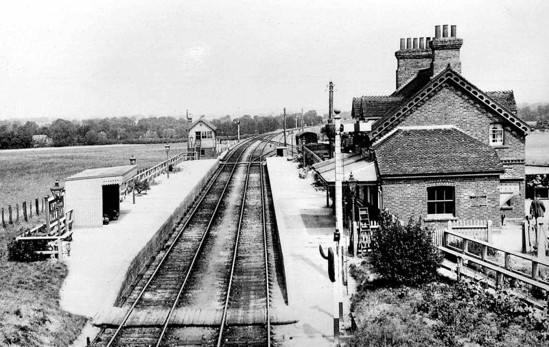 Upton and Blewbury station, 1919