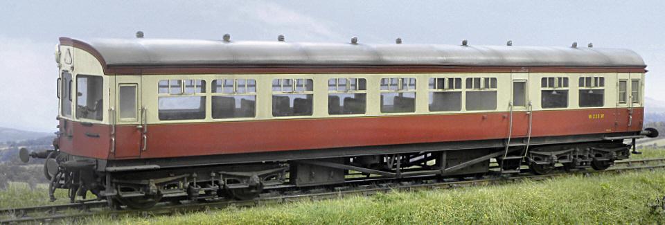 A38 autocoach in BR(W) crimson and cream livery