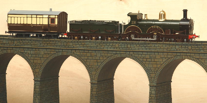 GWR River class 2-4-0 in gauge 1