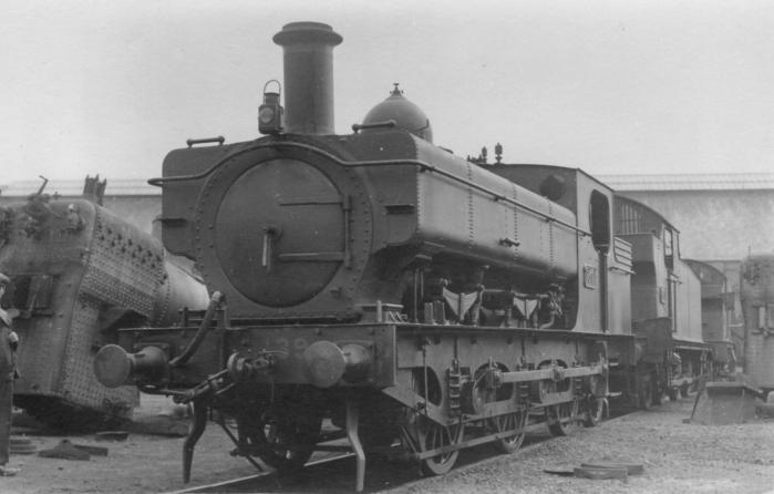 139, an ex-Rhymney Railway tank, at Caerphilly in 1932