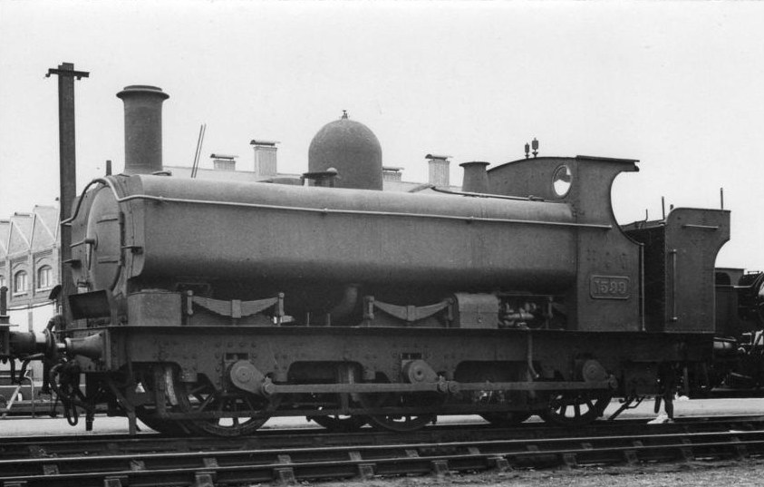 GWR Buffalo tank 1599 at Swindon in 1936