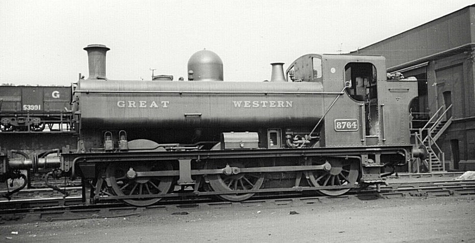 GWR 8764 at Old Oak Common, 22 April 1934
