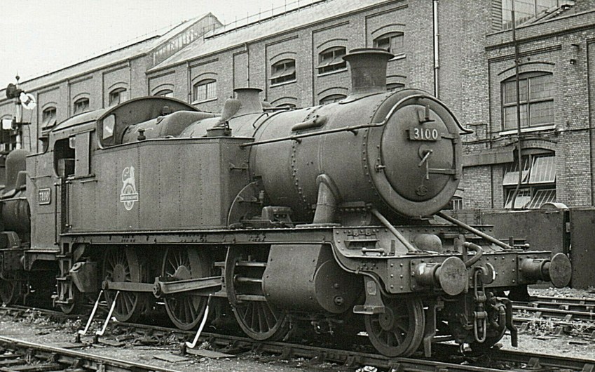 GWR 3100 in July 1957