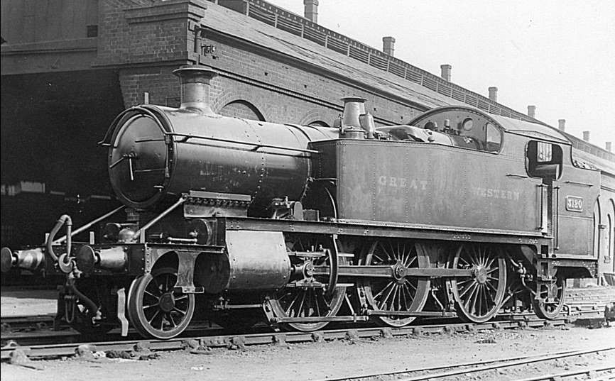 GWR Prairie 3120 at Chester in 1925