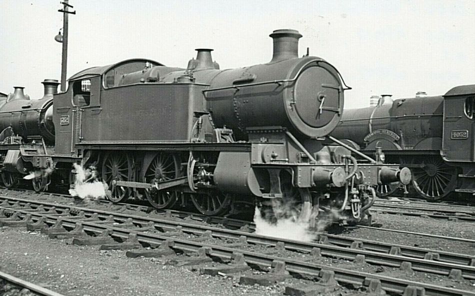 GWR 3152 at Newton Abbot, 13 September 1933