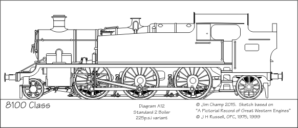 Drawing: GWR 8100  Class