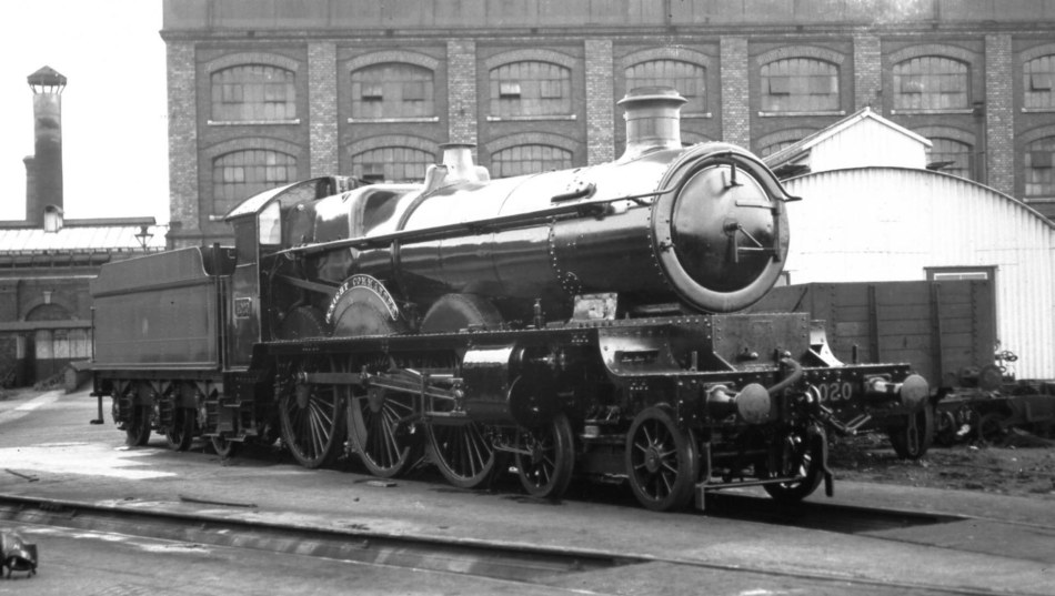 GWR Star 4020 at Swindon, late 1930s