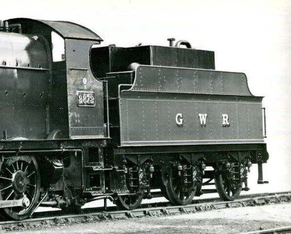 Tender converted for oil storage, behind 2-8-0 2872