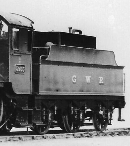 Tender converted for oil storage, behind Hall 5955