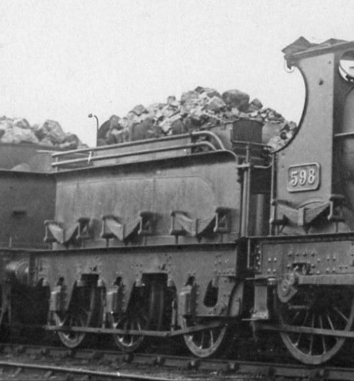 Armstrong 1800g tender at Chester, behind Standard Goods 598, 1919