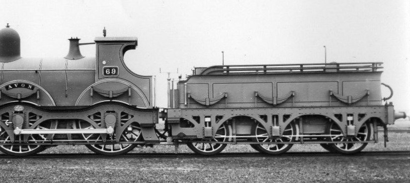 GWR tender behind River class loco 69
