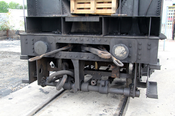 Front of GWR tender 3002, attached to Collett Goods 3205, by Brian Daniels