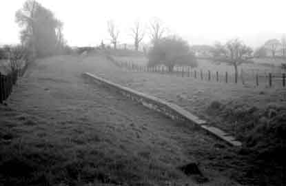 Whitchurch Halt after closure, in 1976